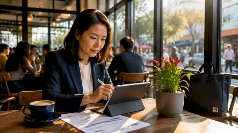 Business leader auditing automation workflows